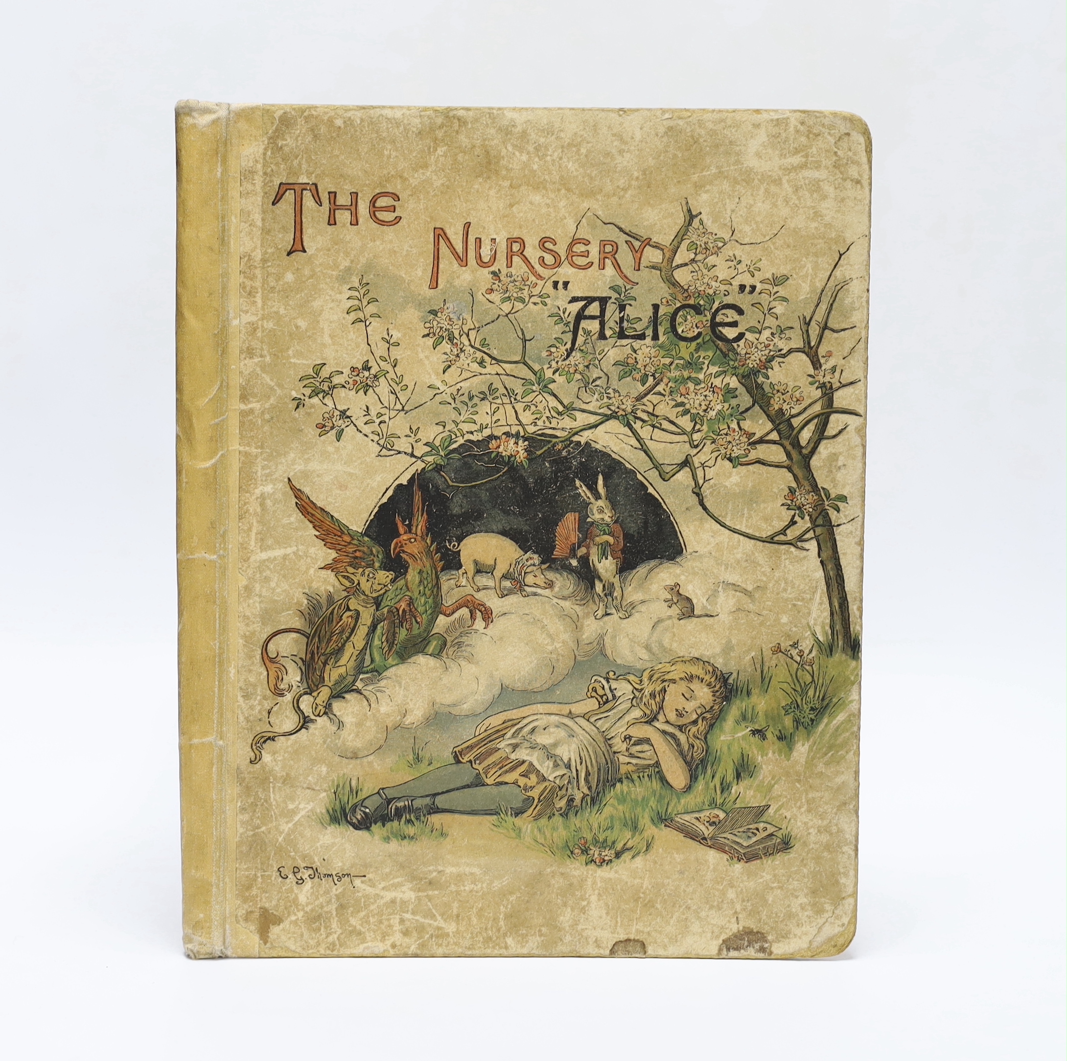 Dodgson, Charles Lutwidge [Carroll, Lewis] - The Nursery ‘’Alice’’: Containing Twenty Coloured Enlargements from Tenniel’s Illustrations to ‘’Alice’s Adventures in Wonderland’’ with Text Adapted to Nursery Rhymes by Lewi